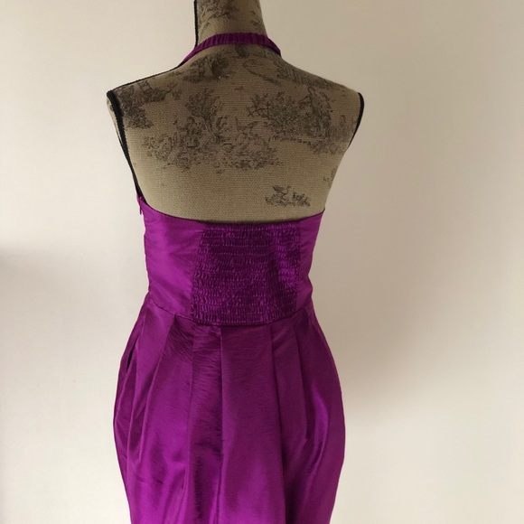 Purple Halter Dress - Picture 5 of 8